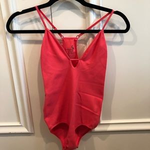 Free People Pink Bodysuit